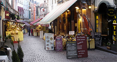 Rue de Bouchers-some deals, some tourist traps!