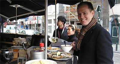 Pete and his oysters