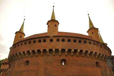 barbican gate in Krakow