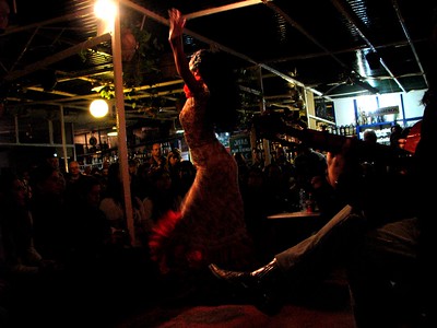 Flamenco dancer at La Carboneria