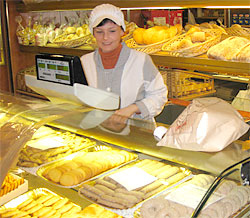 Crusty rolls and fresh breads, too!