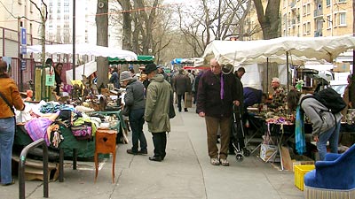Flea market in Paris