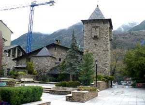 Andorra's cute parliament building.