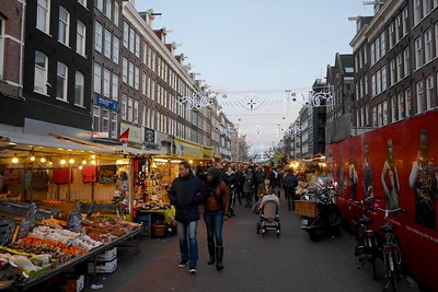 The Albert Cuyp Market in Amsterdam