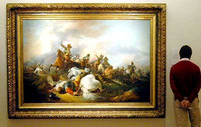 A painting on display at the Amsterdam Hermitage. Photo by niclas. 