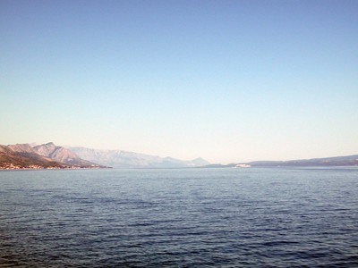 Croatia's Dalmatian Coast at dusk