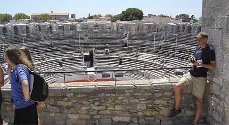 The Roman Arena in Arles is still in use.