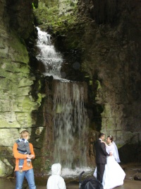 The waterfall at Parc des Buttes Chaumont