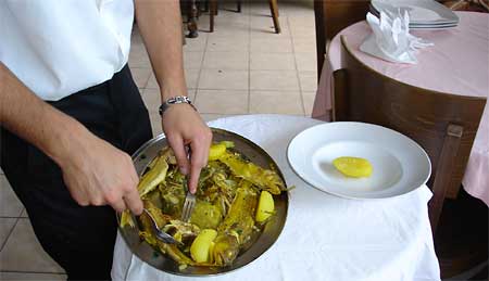 The fish are first presented.