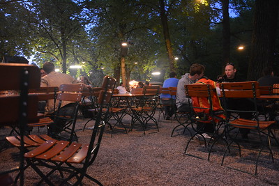 Hirschgarten at dusk