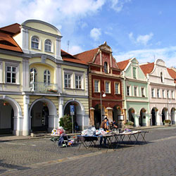 Domazlice's town square.