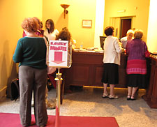 Last-minute theater tickets.