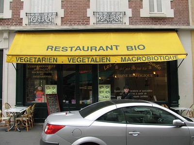 yellow restaurant exterior