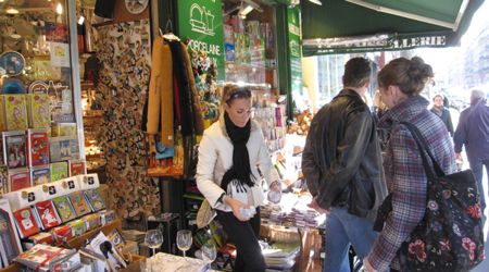 People shopping for kitchenware