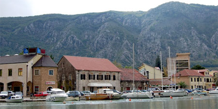The city of Kotor in Montenegro