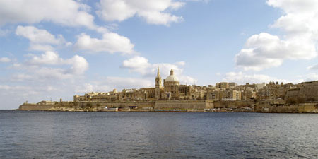 skyline of Valletta