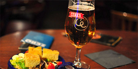 Aperitivos on table in Florence