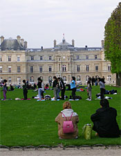 At the Jardin du Luxembourg.