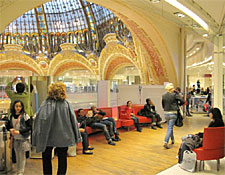 Break time under the dome