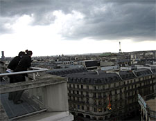 A view of the Eiffel Tower