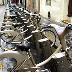 Velib' station Paris
