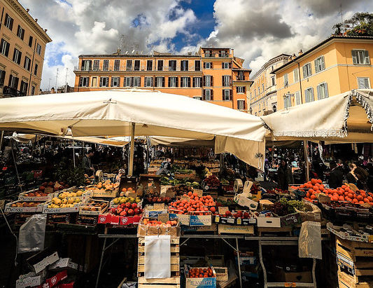 open market in Rome