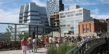 The High Line Park in New York City