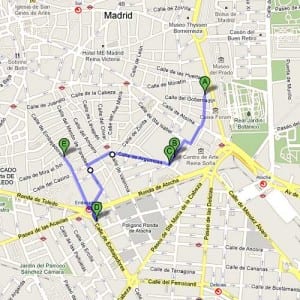 Art walking tour Madrid