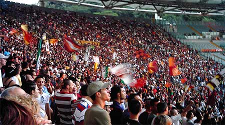 Crowd at the Stadio Olympico
