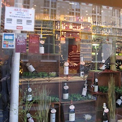 Paris wine shop