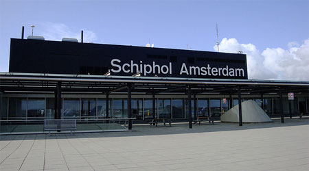 Schipol Airport in Amsterdam