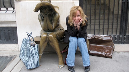 Wendy taking a break in Saint-Germain des Prés