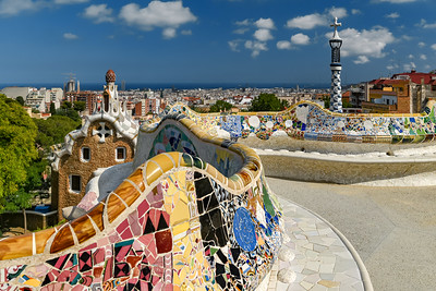 view of Barcelona from Parque Güell