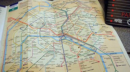 Paris Metro map