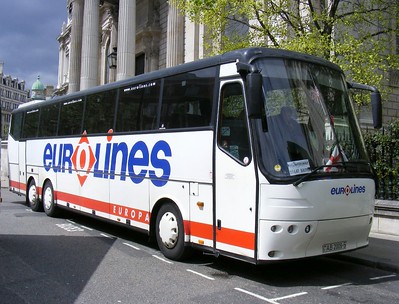 Eurolines coach in London