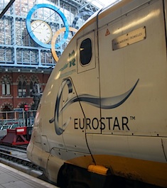 Eurostar train St Pancras
