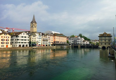 old buildings near water in Zurich