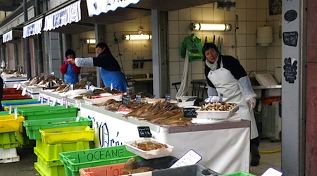 Quai Gambetta's fish market