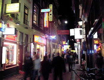 Red Light District crowds