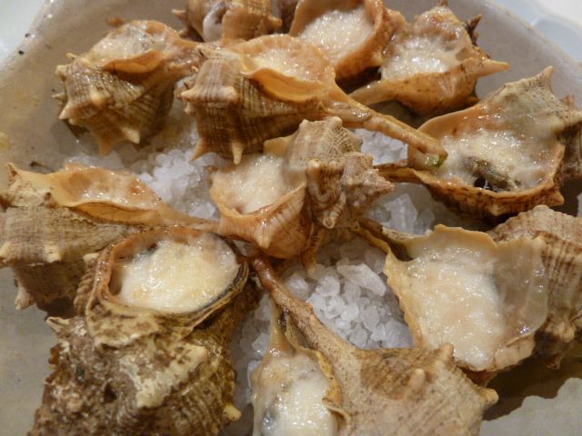 Eating Sea Snails in Barcelona, Spain 