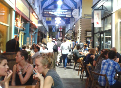 people dining in Brixton Village Market