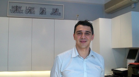 Mark Desira at Luna & Simone Hotel in London