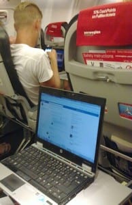 Norwegian Facebook on board