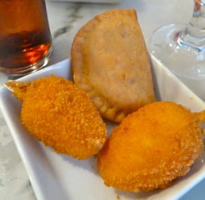 Tapas in Barcelona; not free, still good. 