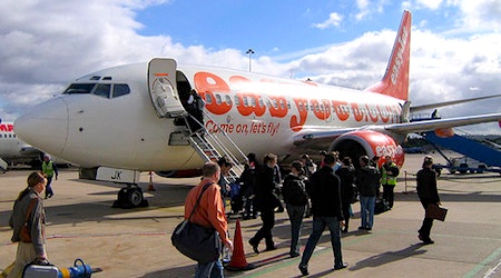 easyJet boarding