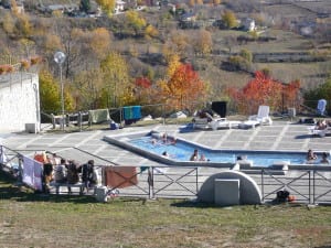 Hot springs in the Pyrenees
