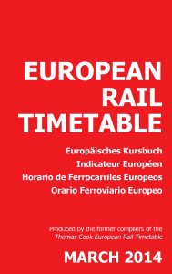 Born again: The first edition of the new European Rail Timetable.