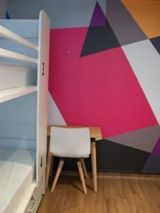 The rooms have a new colorful feel. Photo: Frances Ambler