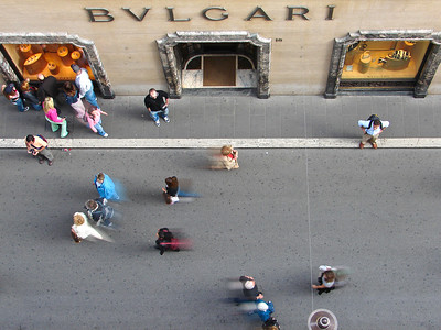 Bvlgari storefront in Rome