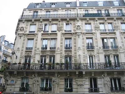 charming old apartment building in Paris